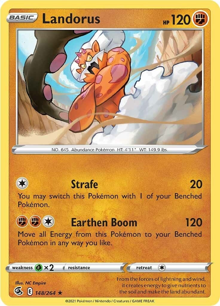 Image for Landorus (148/264) [SWSH08: Fusion Strike] - Pokemon