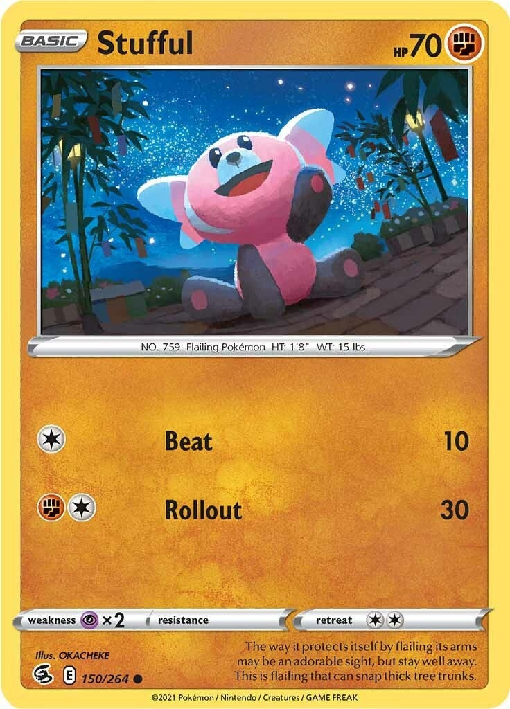 Image for Stufful (150/264) [SWSH08: Fusion Strike] - Pokemon
