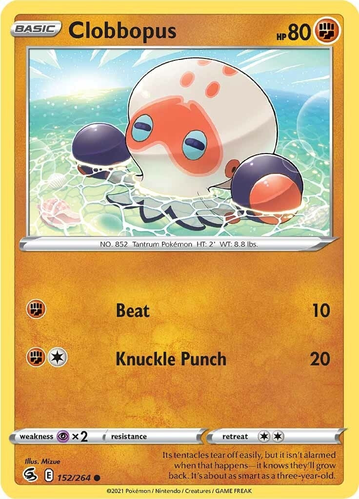 Image for Clobbopus (152/264) [SWSH08: Fusion Strike] - Pokemon