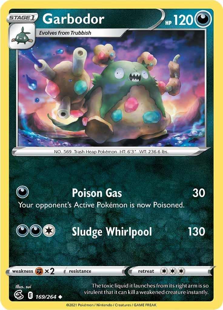 Image for Garbodor (169/264) [SWSH08: Fusion Strike] - Pokemon