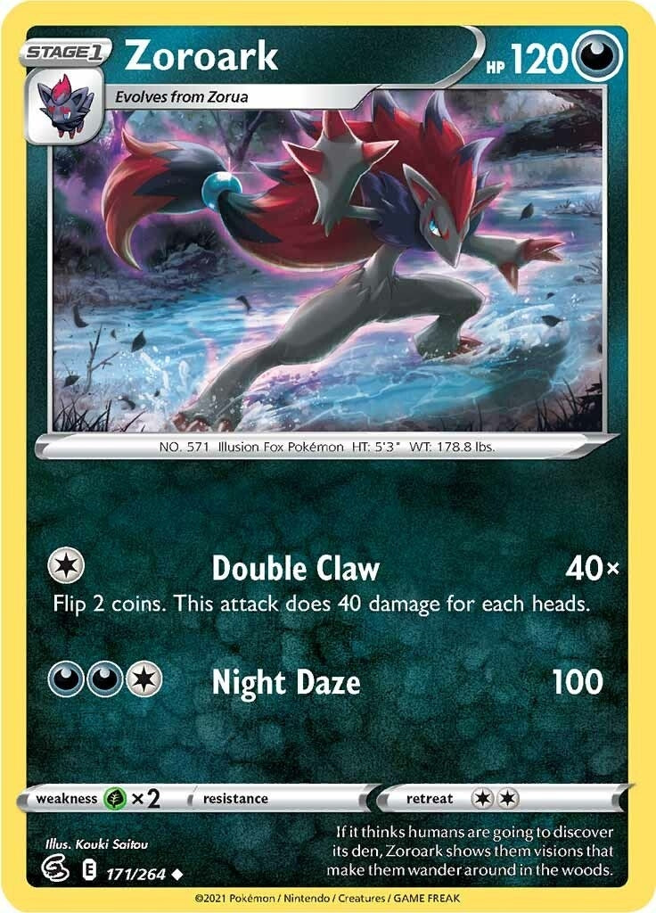 Image for Zoroark (171/264) [SWSH08: Fusion Strike] - Pokemon