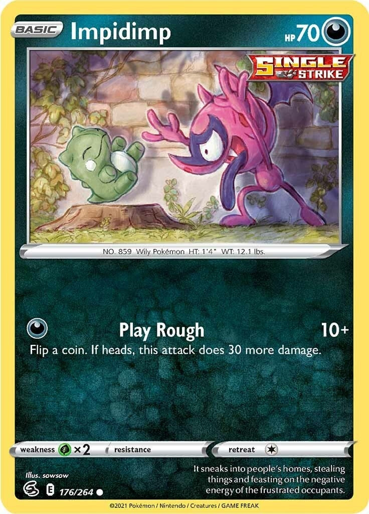 Image for Impidimp (176/264) [SWSH08: Fusion Strike] - Pokemon