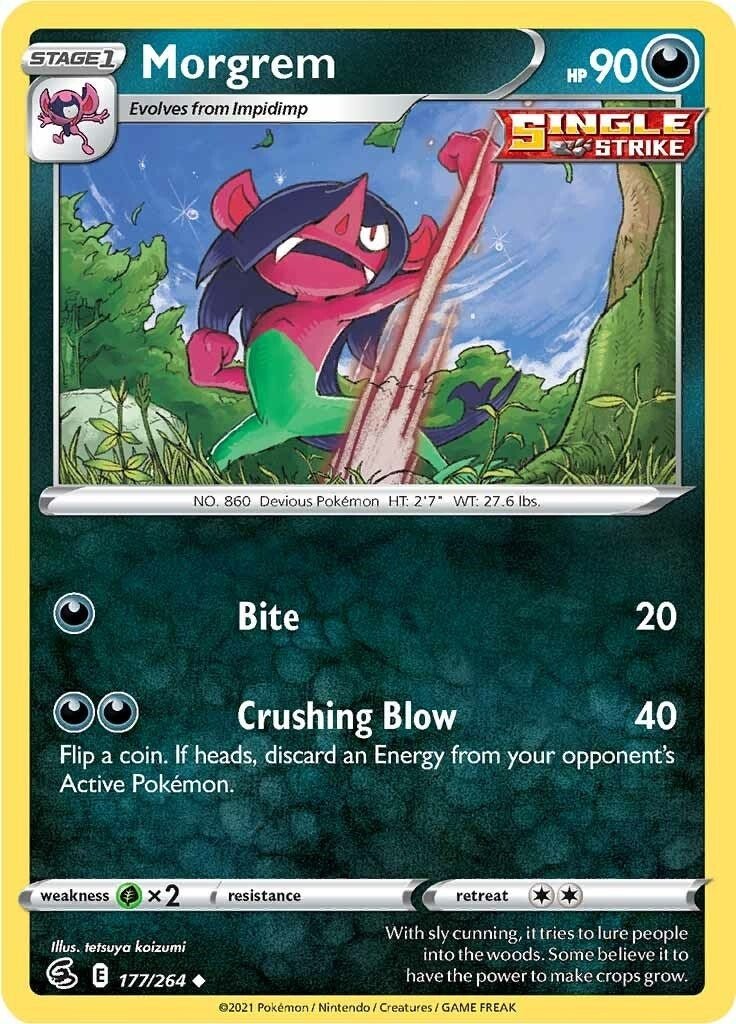 Image for Morgrem (177/264) [SWSH08: Fusion Strike] - Pokemon