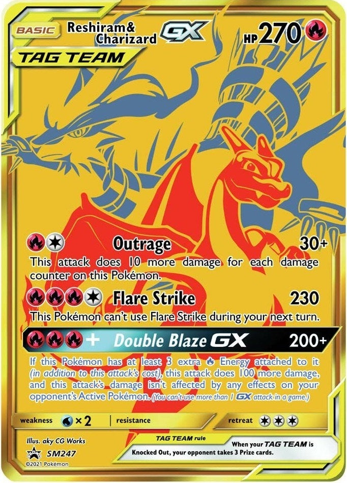 Reshiram & Charizard GX - SM247 (SM247) [SM Promos]