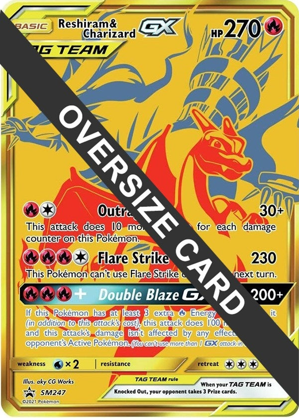 Image for Reshiram & Charizard GX - SM247 (SM247) [Jumbo Cards] - Pokemon