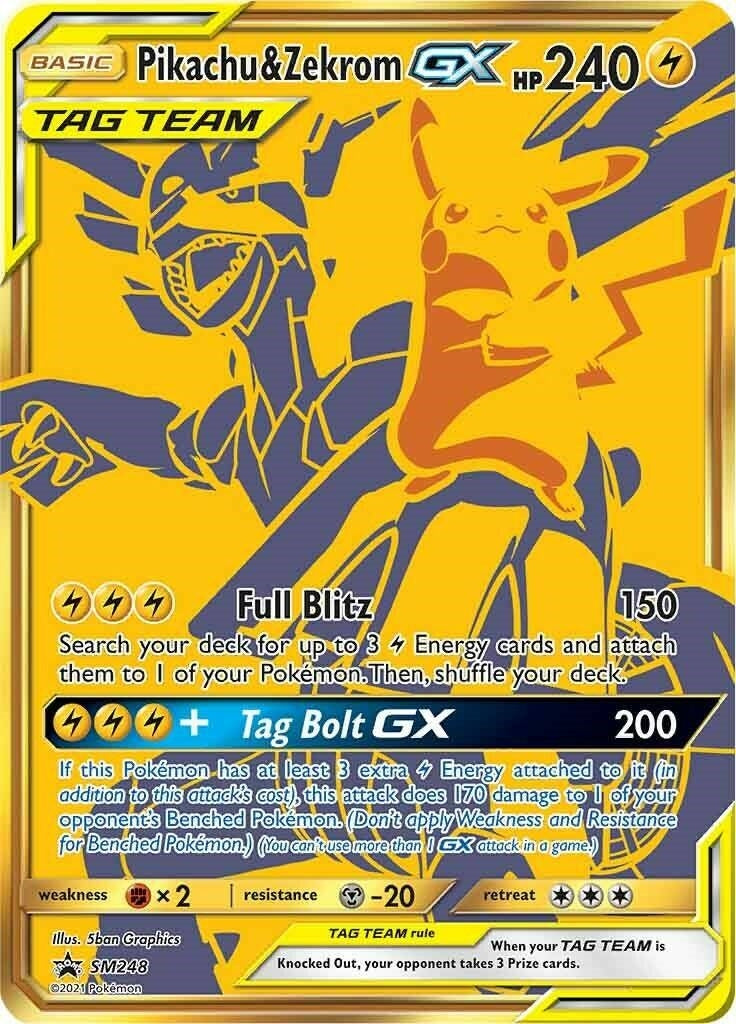 Image for Pikachu & Zekrom GX - SM248 (SM248) [SM Promos] - Pokemon