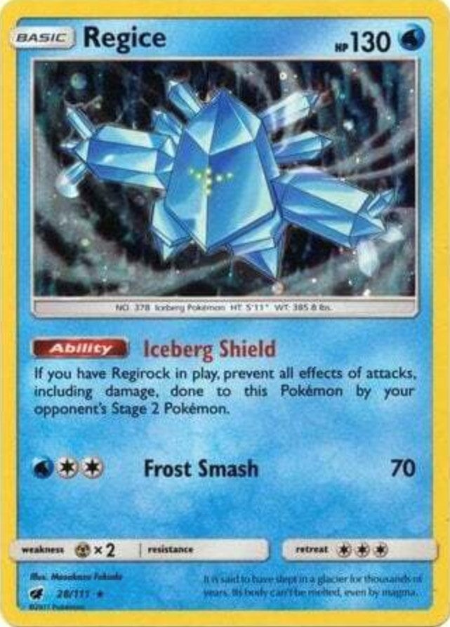 Image for Regice - 28/111 (Cosmos Holo) (28/111) [SM Promos] - Pokemon