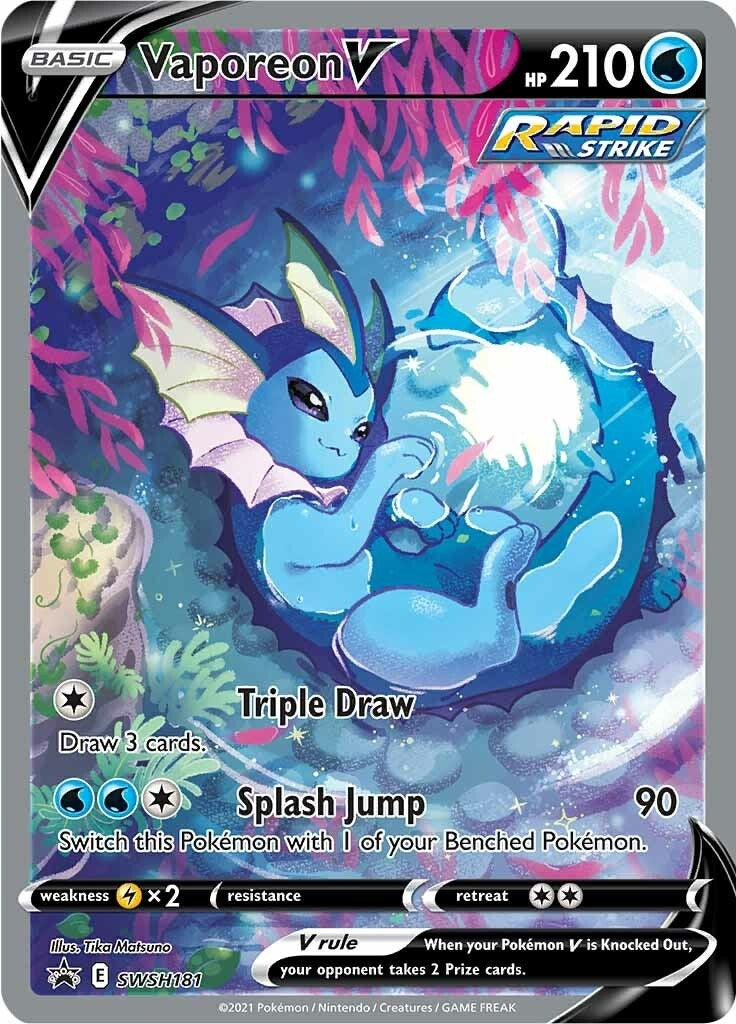 Image for Vaporeon V - SWSH181 (SWSH181) [SWSH: Sword & Shield Promo Cards] - Pokemon
