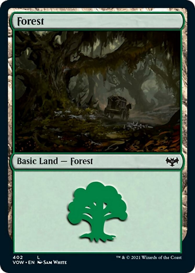 Image for Forest (402) (402) [Innistrad: Crimson Vow] - Magic: The Gathering