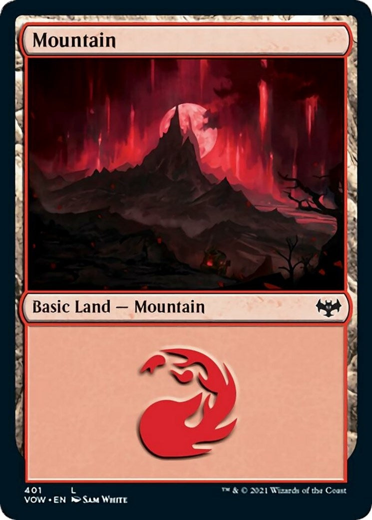 Image for Mountain (401) (401) [Innistrad: Crimson Vow] - Magic: The Gathering