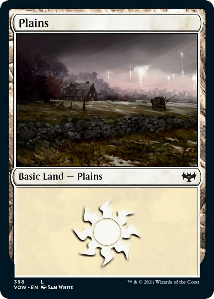 Image for Plains (398) (398) [Innistrad: Crimson Vow] - Magic: The Gathering