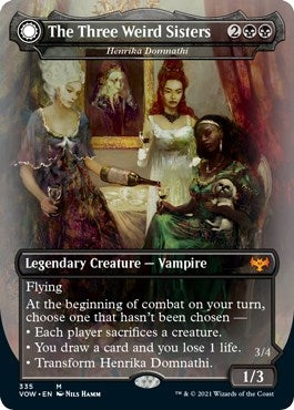 Image for The Three Weird Sisters - Henrika Domnathi (335) [Innistrad: Crimson Vow] - Magic: The Gathering