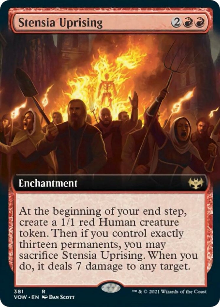 Image for Stensia Uprising (Extended Art) (381) [Innistrad: Crimson Vow] - Magic: The Gathering