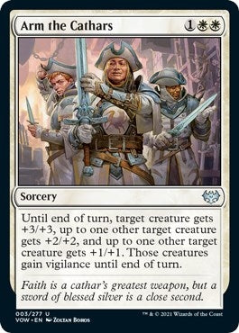 Image for Arm the Cathars (3) [Innistrad: Crimson Vow] - Magic: The Gathering
