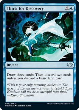 Image for Thirst for Discovery (85) [Innistrad: Crimson Vow] - Magic: The Gathering