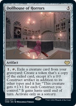 Image for Dollhouse of Horrors (255) [Innistrad: Crimson Vow] - Magic: The Gathering