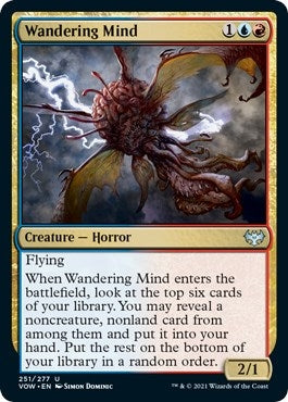 Image for Wandering Mind (251) [Innistrad: Crimson Vow] - Magic: The Gathering