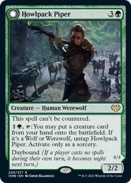 Image for Howlpack Piper (205) [Innistrad: Crimson Vow] - Magic: The Gathering