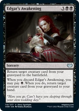 Image for Edgar's Awakening (110) [Innistrad: Crimson Vow] - Magic: The Gathering
