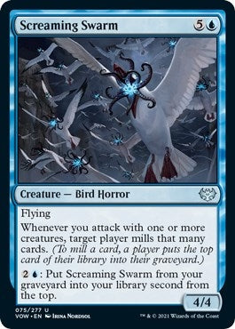 Image for Screaming Swarm (75) [Innistrad: Crimson Vow] - Magic: The Gathering