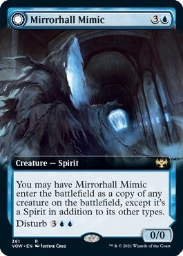 Image for Mirrorhall Mimic (Extended Art) (361) [Innistrad: Crimson Vow] - Magic: The Gathering