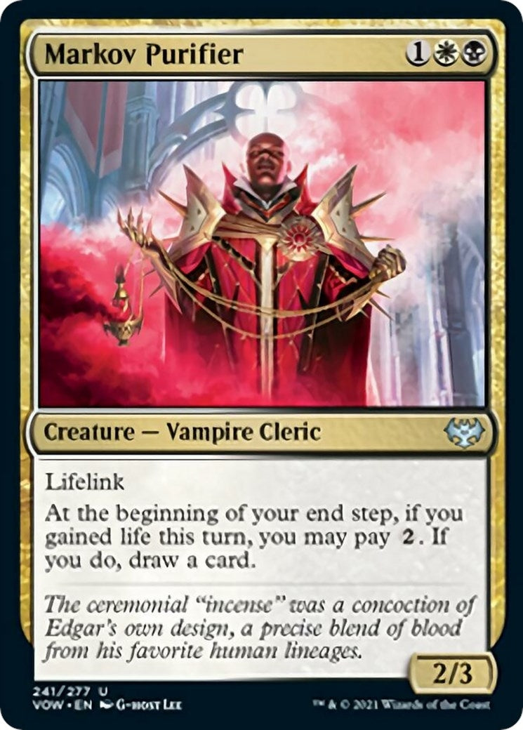 Image for Markov Purifier (241) [Innistrad: Crimson Vow] - Magic: The Gathering