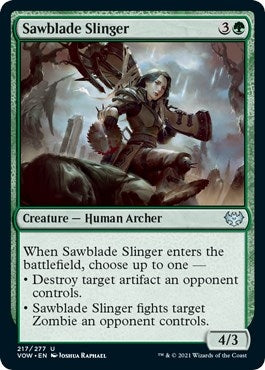 Image for Sawblade Slinger (217) [Innistrad: Crimson Vow] - Magic: The Gathering