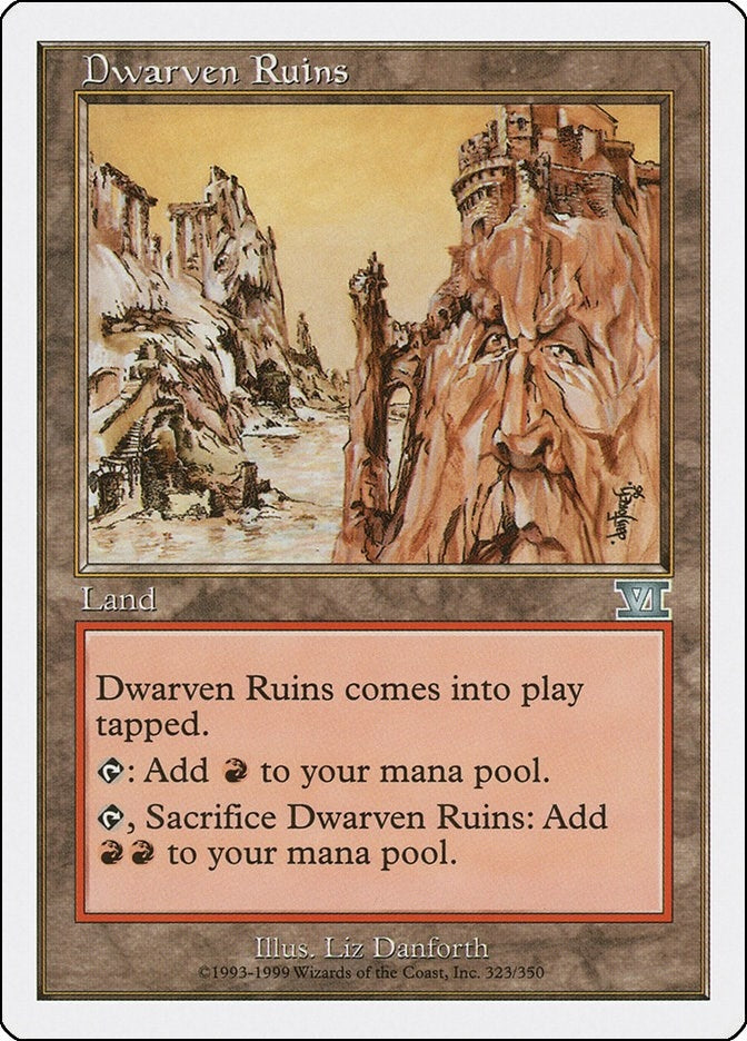 Image for Dwarven Ruins (323) [Classic Sixth Edition] - Magic: The Gathering