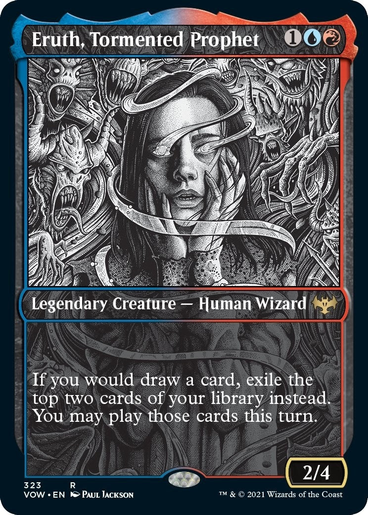 Image for Eruth, Tormented Prophet (Showcase) (323) [Innistrad: Crimson Vow] - Magic: The Gathering