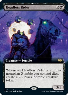 Image for Headless Rider (Extended Art) (372) [Innistrad: Crimson Vow] - Magic: The Gathering