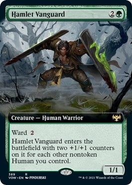 Image for Hamlet Vanguard (Extended Art) (389) [Innistrad: Crimson Vow] - Magic: The Gathering
