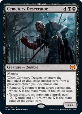 Image for Cemetery Desecrator (100) [Innistrad: Crimson Vow] - Magic: The Gathering