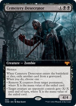 Image for Cemetery Desecrator (Extended Art) (366) [Innistrad: Crimson Vow] - Magic: The Gathering