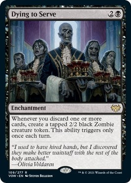 Image for Dying to Serve (109) [Innistrad: Crimson Vow] - Magic: The Gathering