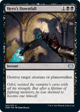 Image for Hero's Downfall (120) [Innistrad: Crimson Vow] - Magic: The Gathering