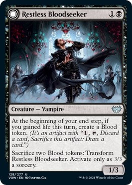 Image for Restless Bloodseeker (128) [Innistrad: Crimson Vow] - Magic: The Gathering