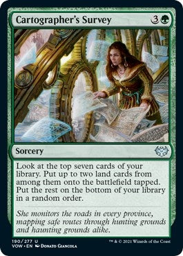 Image for Cartographer's Survey (190) [Innistrad: Crimson Vow] - Magic: The Gathering