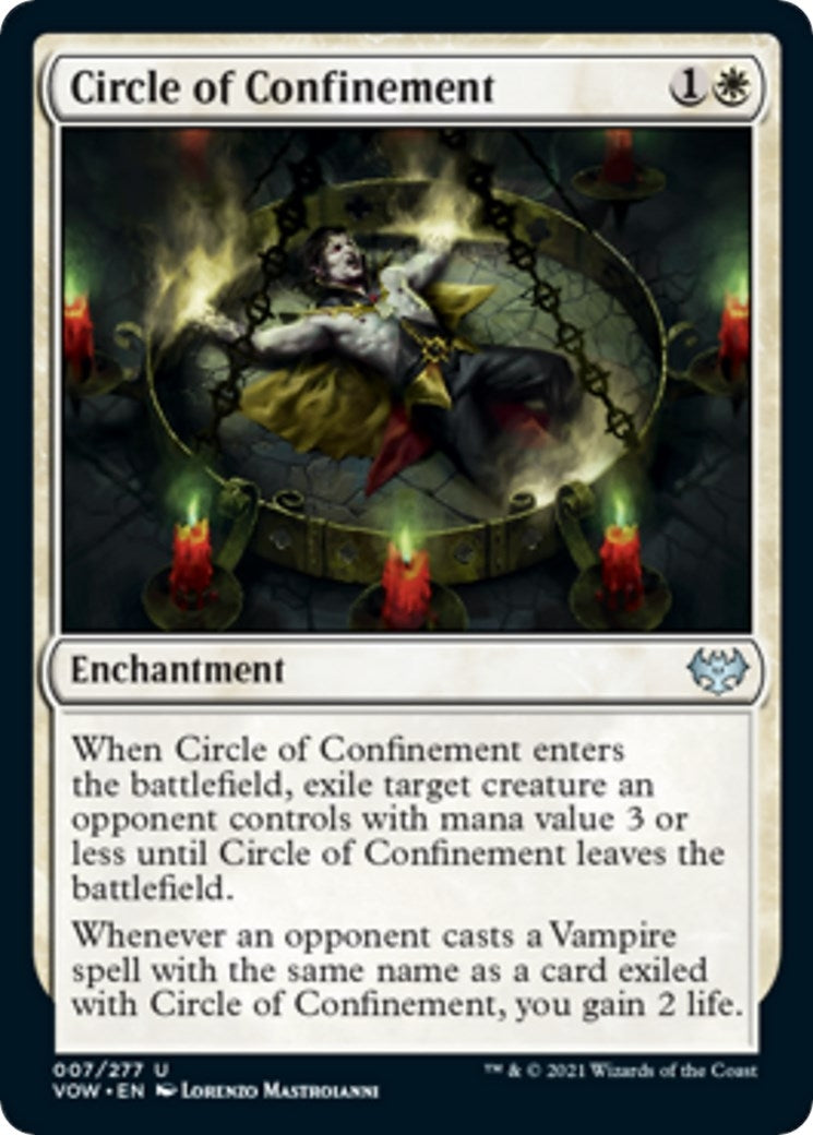 Image for Circle of Confinement (7) [Innistrad: Crimson Vow] - Magic: The Gathering