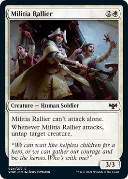 Image for Militia Rallier (24) [Innistrad: Crimson Vow] - Magic: The Gathering