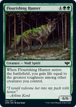 Image for Flourishing Hunter (199) [Innistrad: Crimson Vow] - Magic: The Gathering