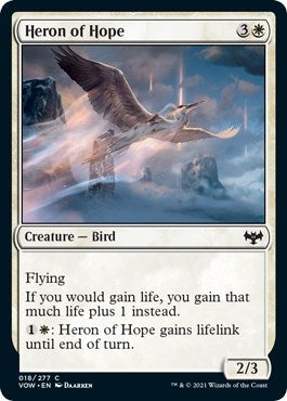 Image for Heron of Hope (18) [Innistrad: Crimson Vow] - Magic: The Gathering