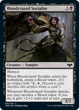 Image for Bloodcrazed Socialite (96) [Innistrad: Crimson Vow] - Magic: The Gathering