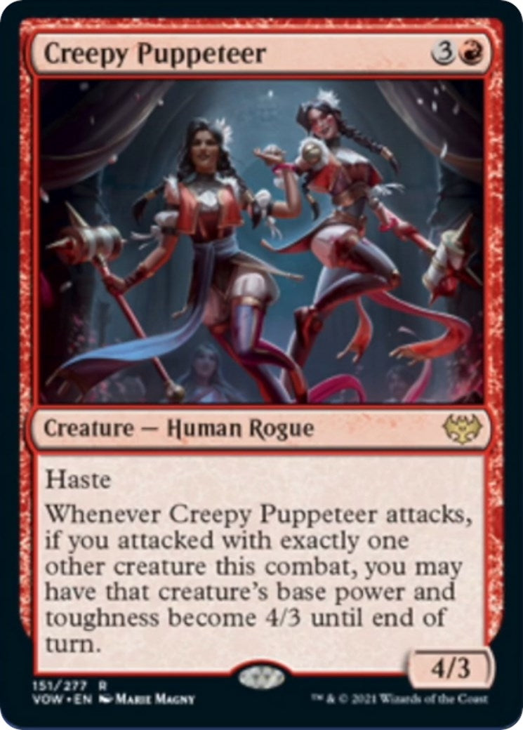 Image for Creepy Puppeteer (151) [Innistrad: Crimson Vow] - Magic: The Gathering