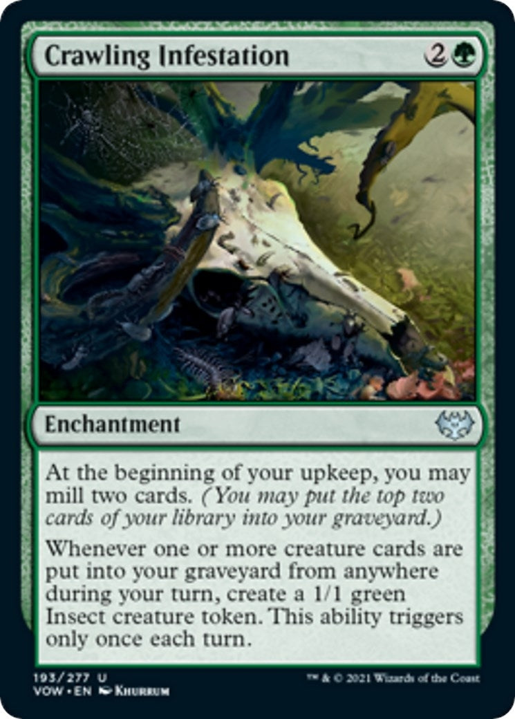 Image for Crawling Infestation (193) [Innistrad: Crimson Vow] - Magic: The Gathering