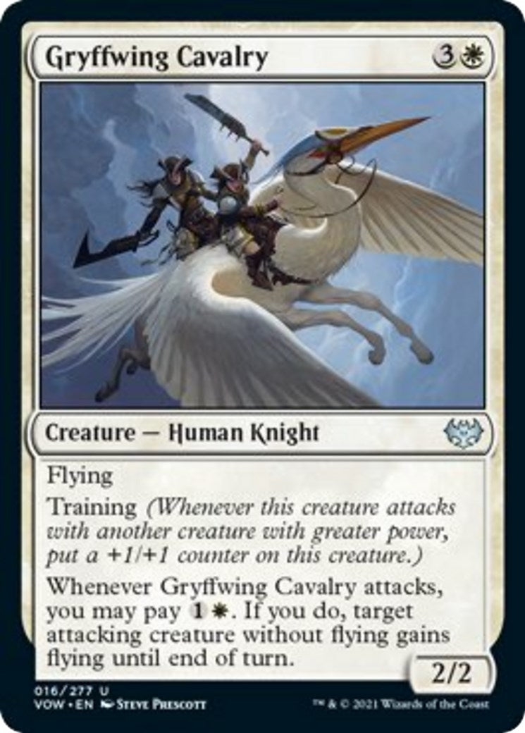 Image for Gryffwing Cavalry (16) [Innistrad: Crimson Vow] - Magic: The Gathering