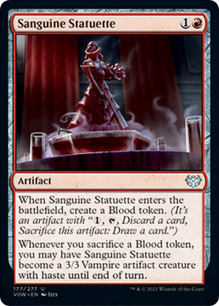 Image for Sanguine Statuette (177) [Innistrad: Crimson Vow] - Magic: The Gathering