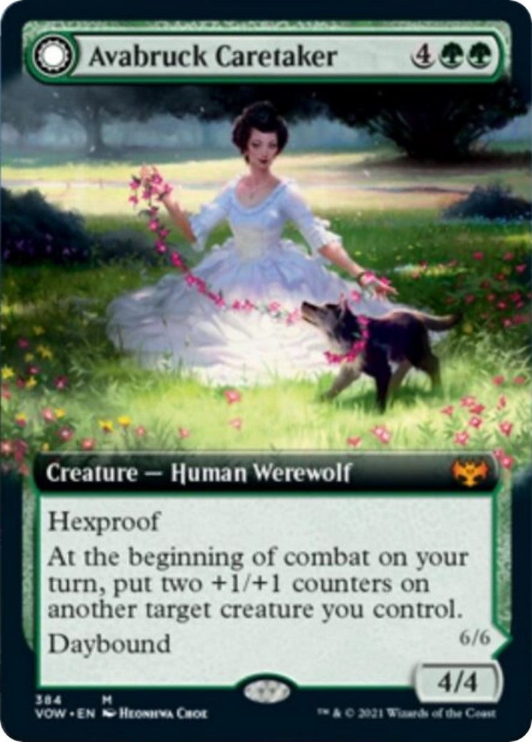 Image for Avabruck Caretaker (Extended Art) (384) [Innistrad: Crimson Vow] - Magic: The Gathering