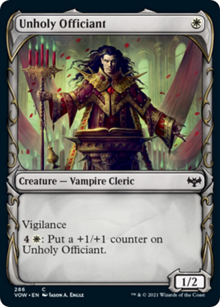 Image for Unholy Officiant (Showcase) (286) [Innistrad: Crimson Vow] - Magic: The Gathering