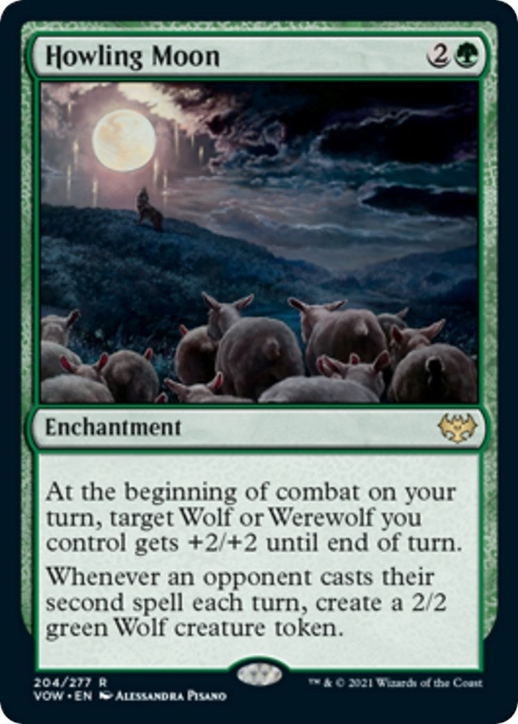 Image for Howling Moon (204) [Innistrad: Crimson Vow] - Magic: The Gathering