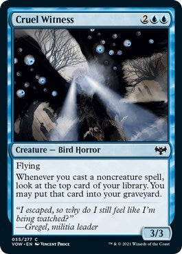 Image for Cruel Witness (55) [Innistrad: Crimson Vow] - Magic: The Gathering